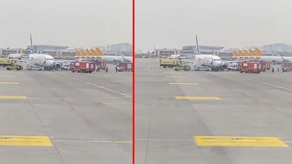 Sabiha Gökçen'de hareketli dakikalar! İniş yapan uçağın tekeri patladı, 148 yolcunun yüreği ağzına geldi