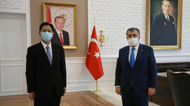 Sağlık Bakanı Koca, Çin'in Ankara Büyükelçisi ile görüştü