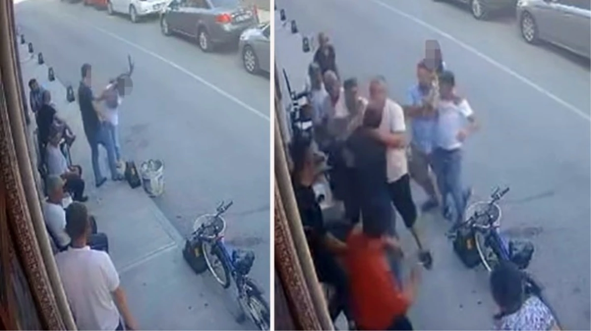 Sakarya'da kahvehanede kızını döven babayı vatandaşlar darbetti
