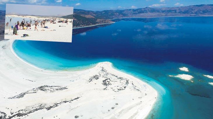 Salda Gölü’ne giriş yasağı