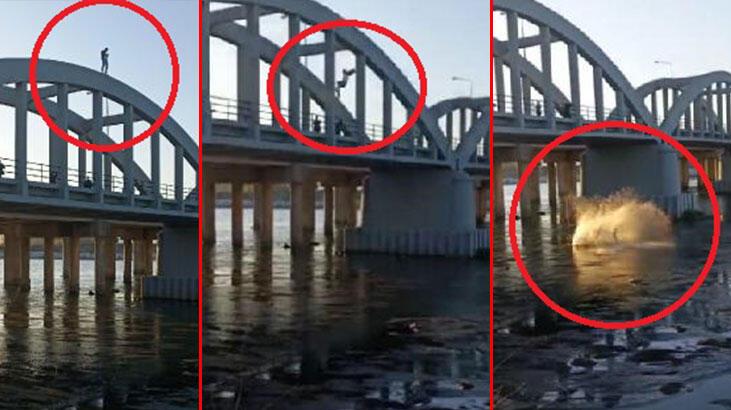 Samsun’da dehşet anları! Tarihi köprüden atladı, ağır yaralandı