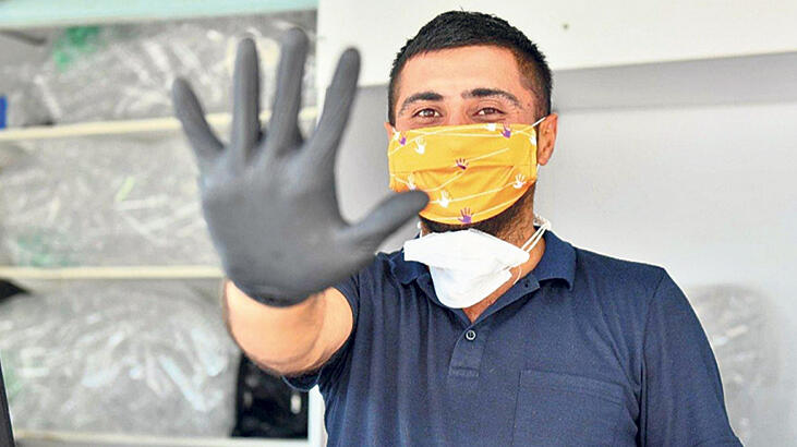 Şiddete karşı turuncu maske