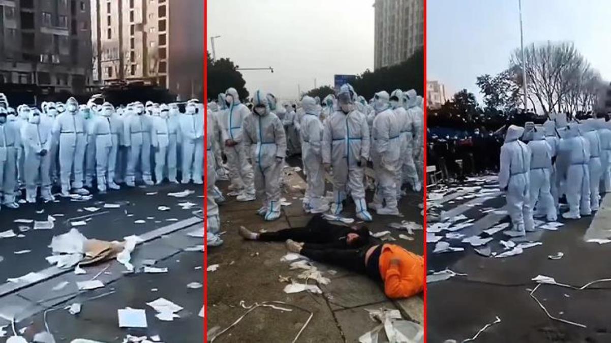 Sıkı korona tedbirleri iPhone işçilerini isyan ettirdi! Polisle çatışıp, 