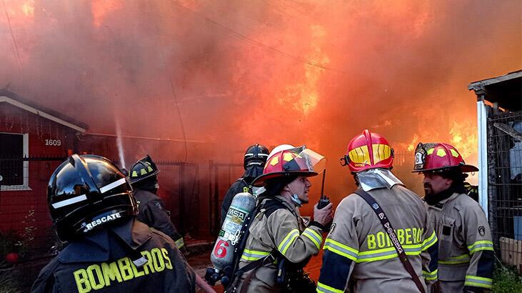Şili'de orman yangını: 120'den fazla ev küle döndü