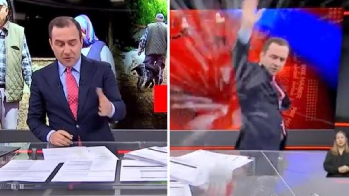 Sinirden ekrana bardak fırlatan Selçuk Tepeli bu kez yayını espri ile açtı 