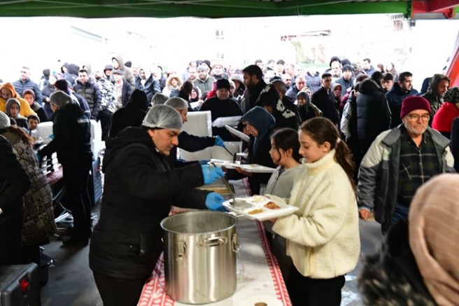 Soğanlı Mahallesi’nde Ramazan Bereketi Aynı Sofrada Paylaşıldı
