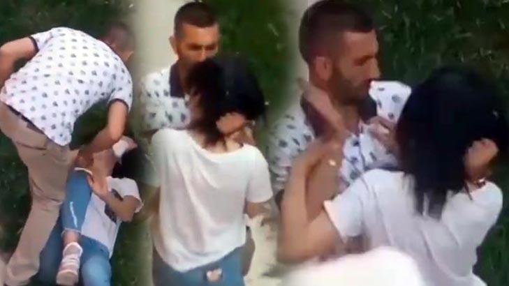 Sokak ortasında sevgili dehşeti! Müdahale edenlere ‘sana ne’ dedi