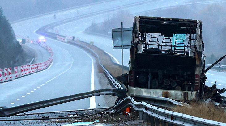 Bulgaristan'da otobüs yandı, 45 yolcu feci şekilde can verdi!