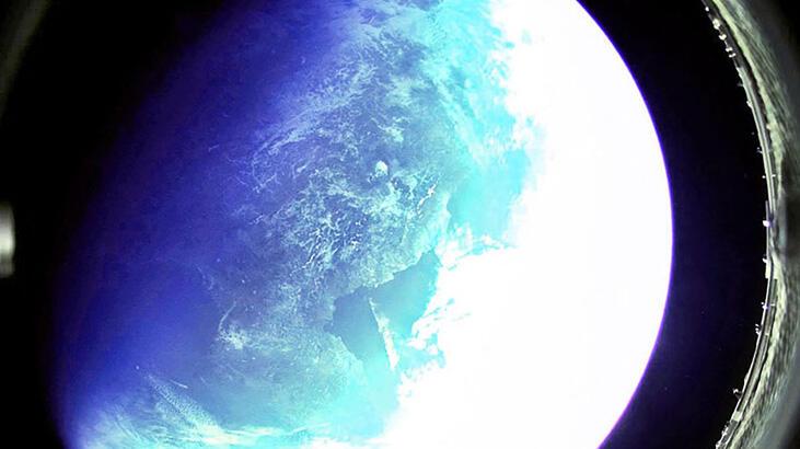 Fotoğraflar bir füzeden çekildi! Dünyanın ödü koptu