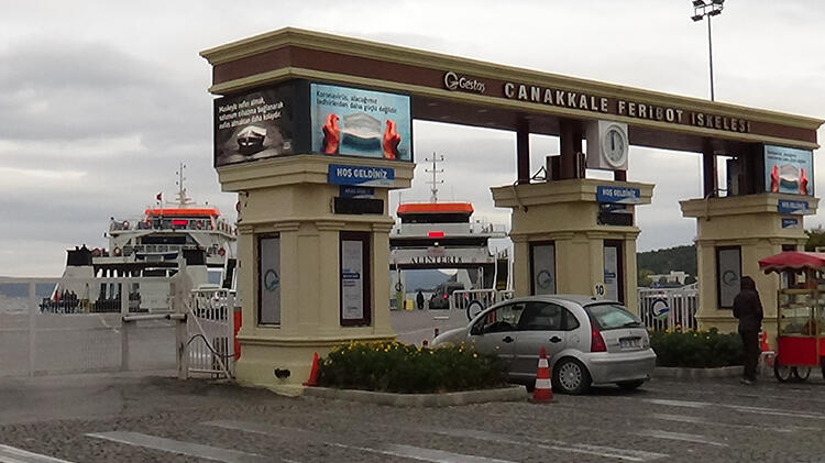 Gökçeada feribot seferleri iptal edildi!