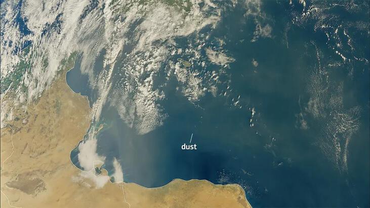 Türkiye'ye yaklaşan dev kütle uzaydan görüntülendi