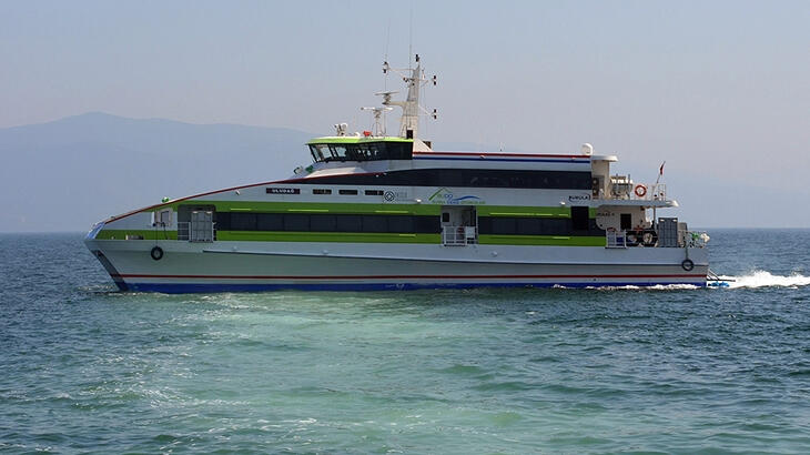 Bursa'da deniz otobüslerinin 6 seferi iptal edildi