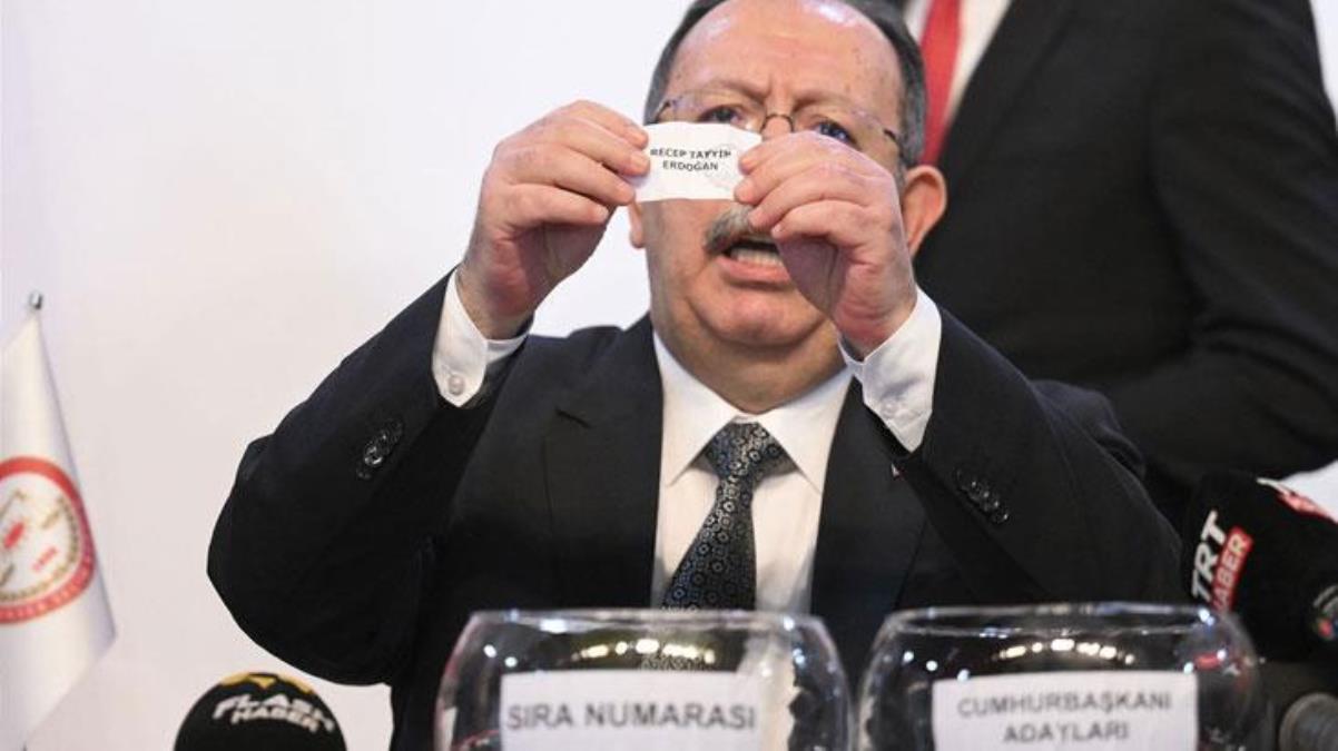 Cumhurbaşkanı adaylarının oy pusulasındaki yerleri belli oldu