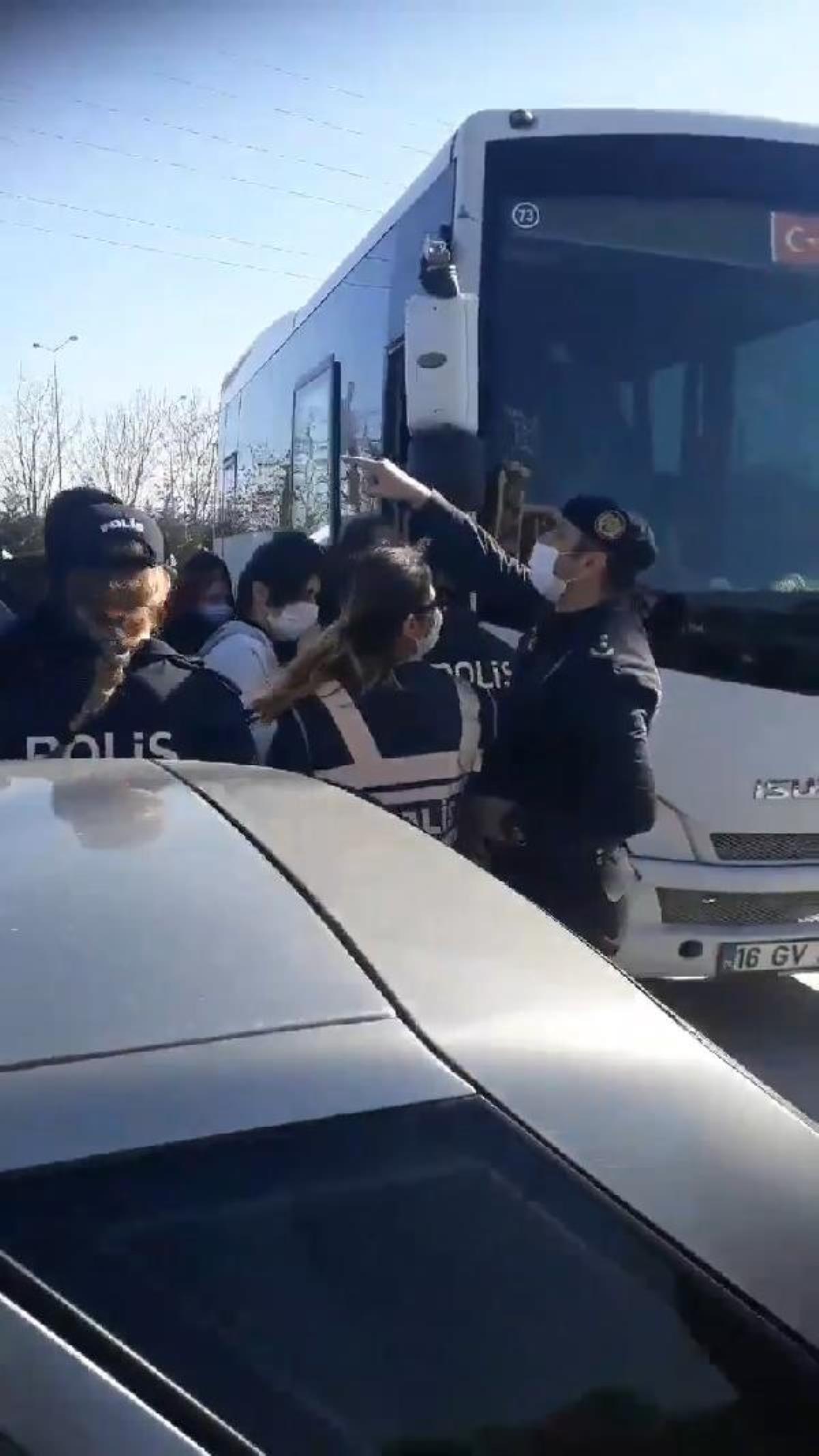 Bursa'da izinsiz gösteriye 17 gözaltı