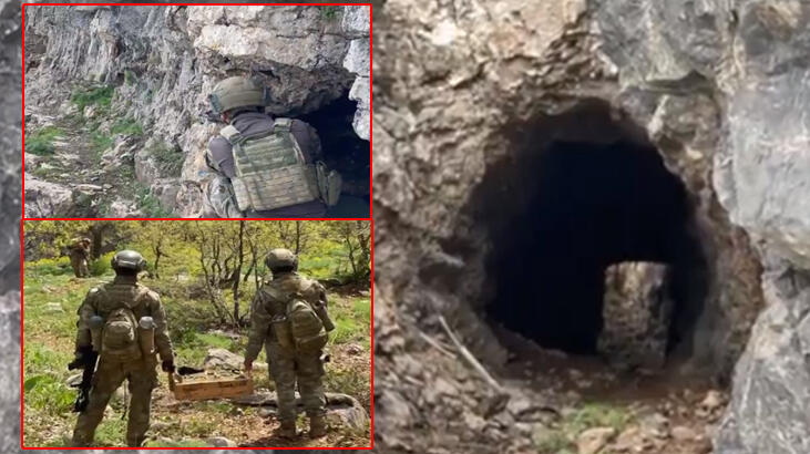 MSB görüntüleri paylaştı! 'İnlerine girmeye devam ediyoruz'