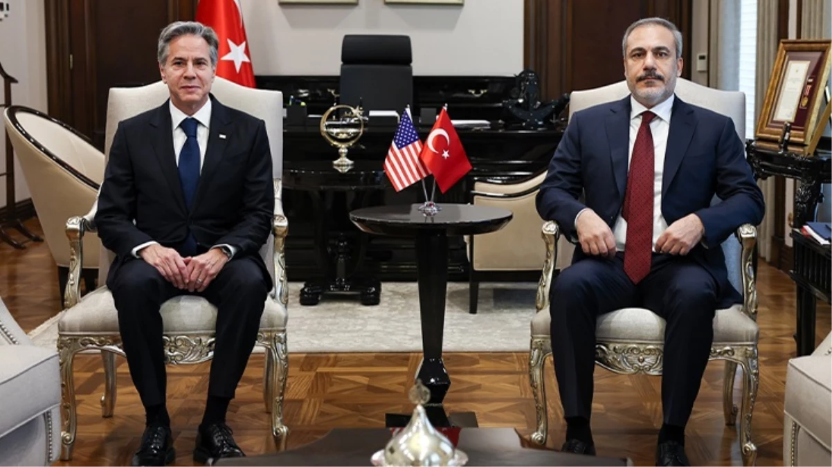 Hakan Fidan ile görüşen ABD Dışişleri Bakanı Blinken: Kalıcı barışı görüştük
