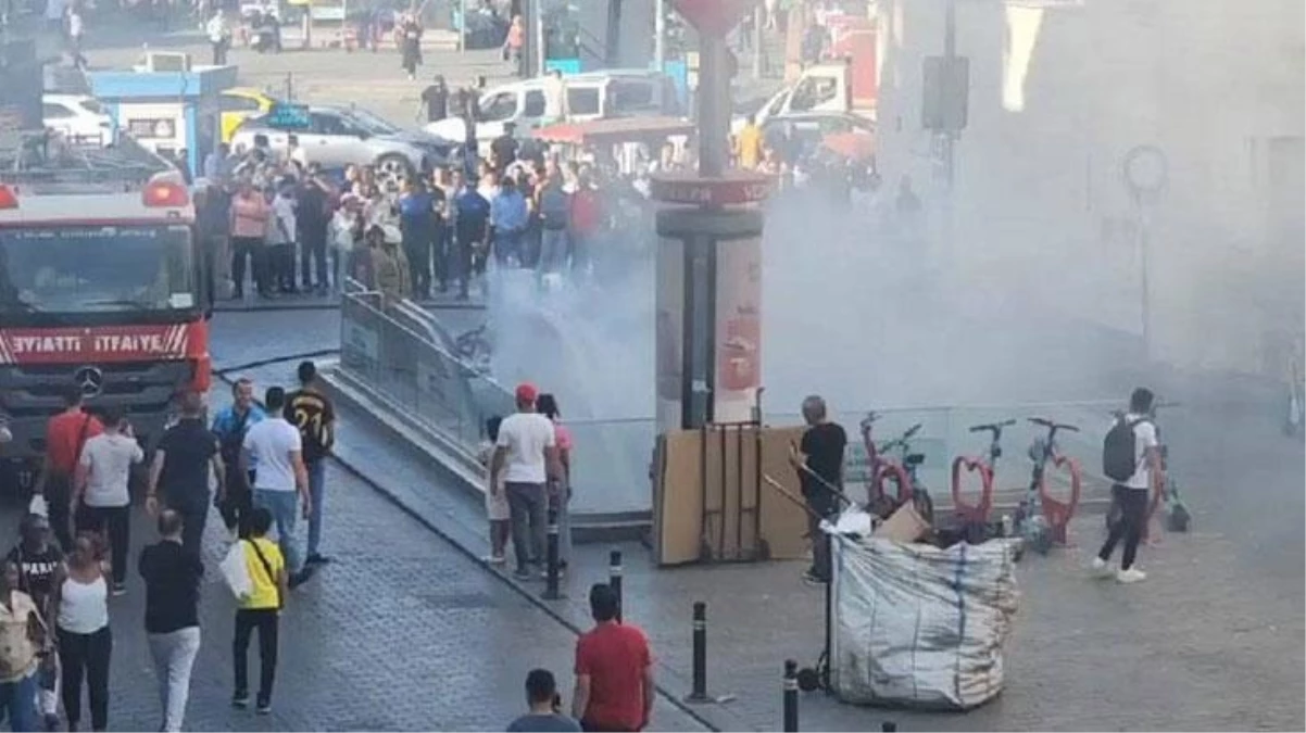Son Dakika: İstanbul'da Vezneciler metro istasyonunda yangın paniği! Bölgeye çok sayıda itfaiye ekibi sevk edildi