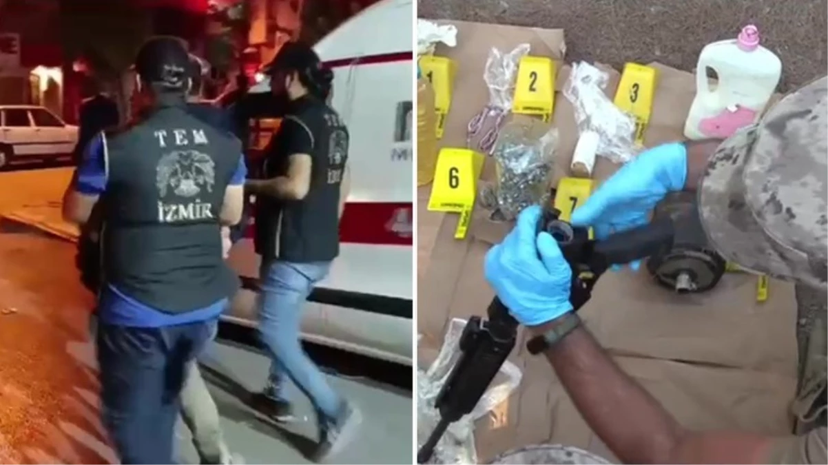İzmir'de bombalı eylem hazırlığındaki 10 DEAŞ'lı terörist yakalandı