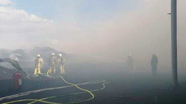 Silivri'de fabrika yangını