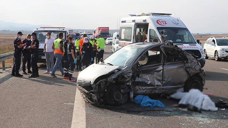 TEM'de korkunç kaza! Ölü ve yaralılar var