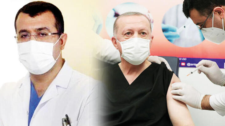 Sosyal medya onu konuşuyor! Erdoğan'a aşı yapan doktor...