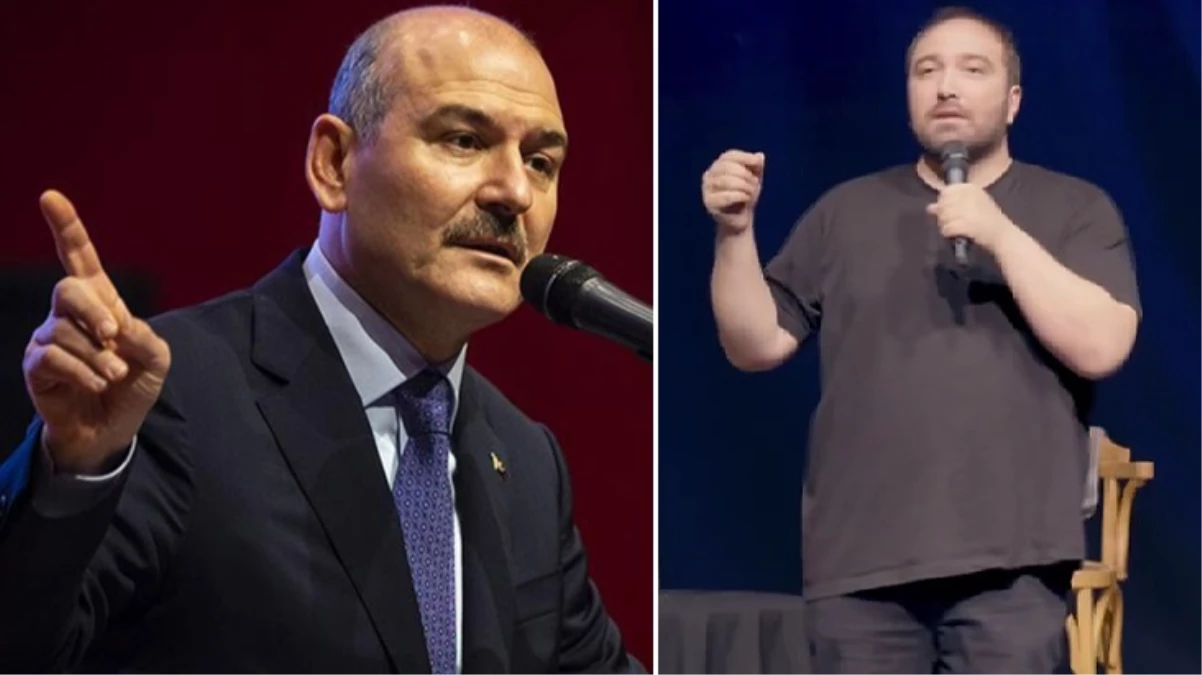 Soylu'dan komedyen Özgür Turhan'ın kendisiyle ilgili 