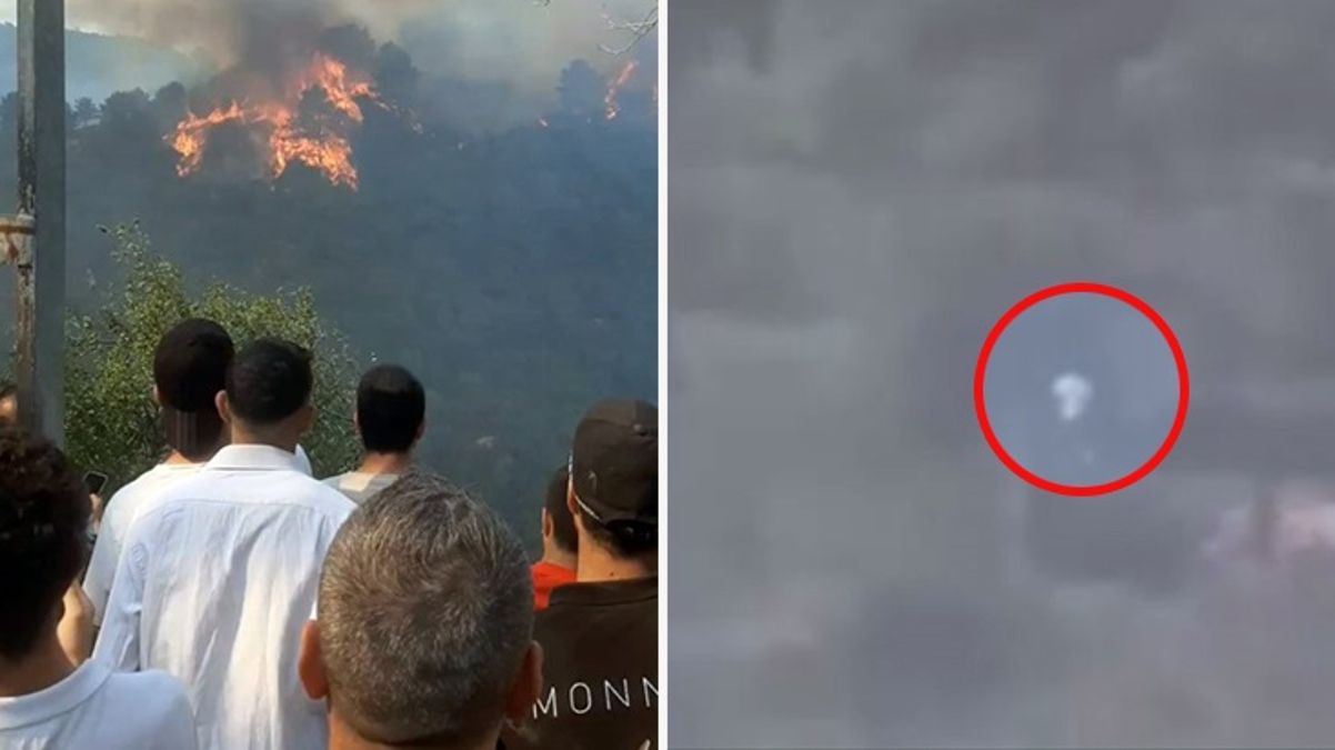 Sultangazi Kent Ormanı'ndaki yangında kundaklama iddiası! Kaçarken vatandaşın kamerasına yakalandılar