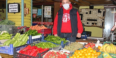 20 yıllık kafeci pandemide 'manav' oldu