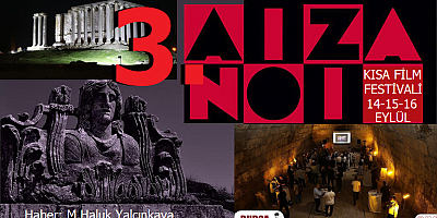 3. Aizanoi Kısa Film Festivali, 14-15 ve 16 Eylül’de düzenlenecek