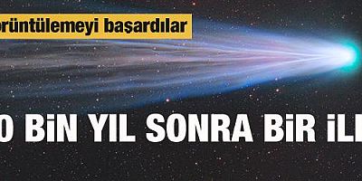 70 bin yıl sonra bir ilk! Görüntülemeyi başardılar