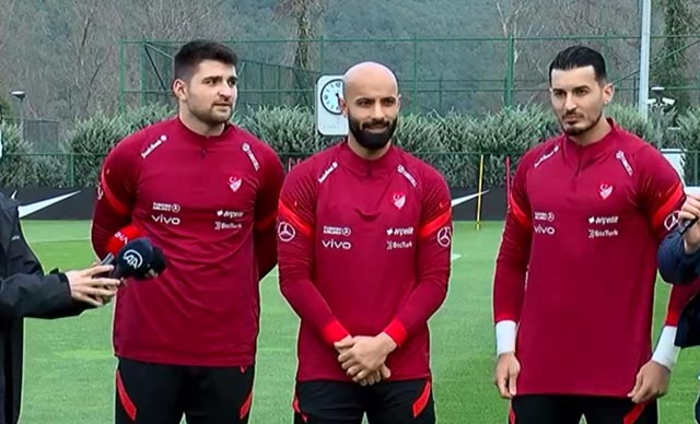 A Milli Takım’ın kalecileri, basın mensuplarıyla bir araya geldi