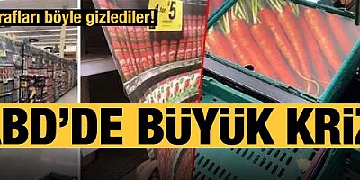 ABD'de tedarik krizi: Raflar bomboş kaldı!