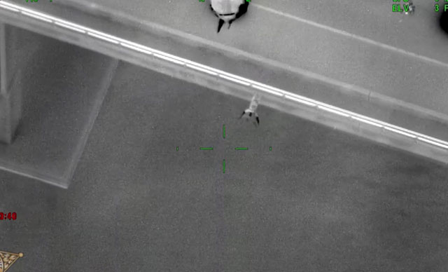 ABD’de film gibi hırsız takibi: Şüpheli köprüden atlayarak kaçmaya çalıştı