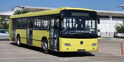 Adıyaman Belediyesi'ne hibe edilen otobüs yola çıktı