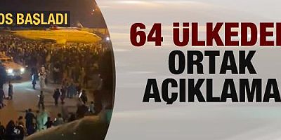Afganistan'da kaos! 64 ülkeden ortak açıklama geldi