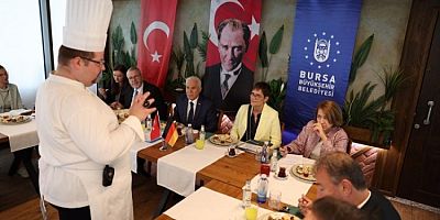 Alman heyeti, Bursa mutfağına hayran kaldı