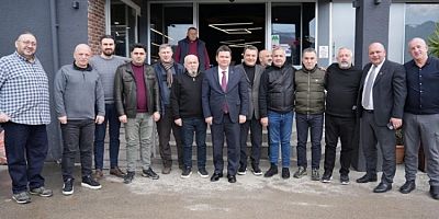 ANAP'lı eski yöneticiler başkan Erkan Aydın ile buluştular...