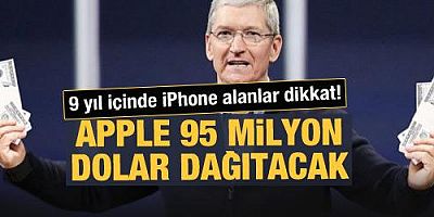 Apple müşterilerine 95 milyon dolar ödeme yapacak
