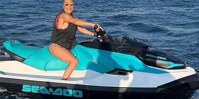Asuman Dabak’ın jet-ski keyfi
