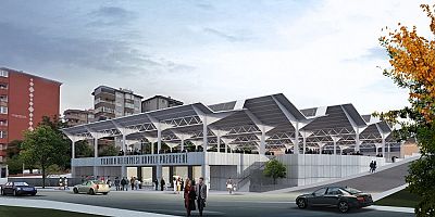 Bağlaraltı Pazar Alanı’nda son rötuşlar