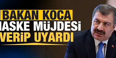 Bakan Koca'dan Dünya Çevre Günü'nde maske müjdesi