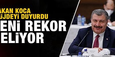 Bakan Koca: Günlük doz sayısında ileriki saatlerde yeni bir rekora ulaşacağız