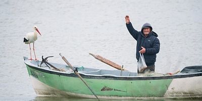 Balıkçı Adem amca Yaren Leylek'e kavuştu