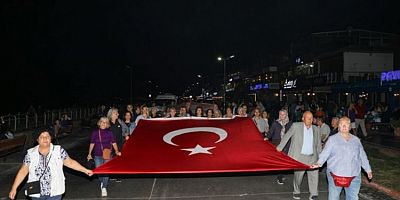 Barış ve özgürlüğün sesi Bursa Mudanya'dan yükseliyor