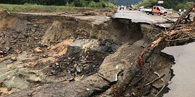 Bartın'da sel felaketi ve heyelan!