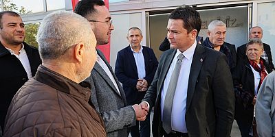 Başkan Aydın’a Ovaakça’da hizmet teşekkürü