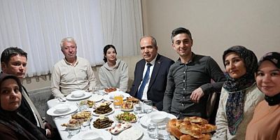 Başkan Aydın, Ayaz ailesinin iftar sofrasına konuk oldu!