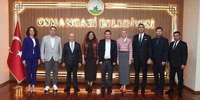 Başkan Aydın, Bursa'ya gelen belediye başkanlarını ağırladı