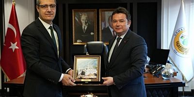 Başkan Aydın’dan Orman Bölge Müdürü Şahan’a hayırlı olsun ziyareti