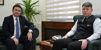 Başkan Aydın’dan Tuğgeneral Tataroğlu’na hayırlı olsun ziyareti